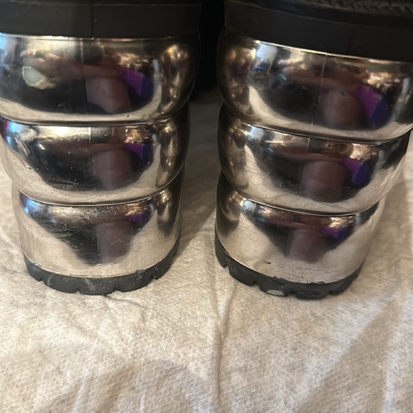 BullBoxer Heel Platform Mary Jane Distressed Look Leather Platforms, Size 39/40. - Picture 7 of 8